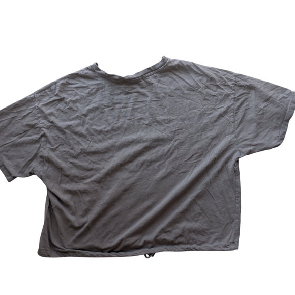 Forever 21 Mushroom Graphic Tee Gray Stay Magical Oversized Fairycore 2X Goblin - Picture 4 of 5